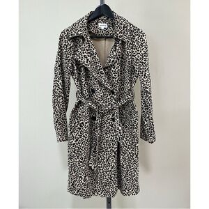 superdown Leopard Print Trench Coat